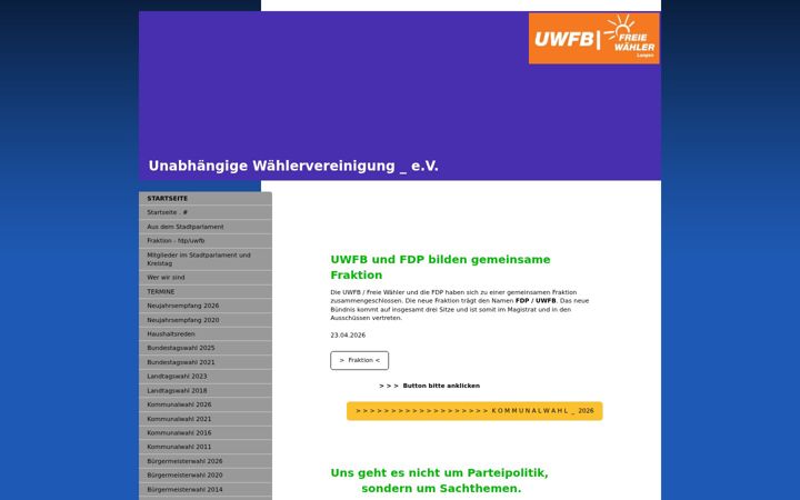 Screenshot stránky uwfb-langen.de
