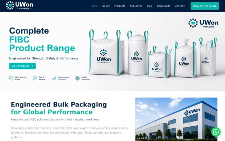 Screenshot of uwon.co.in