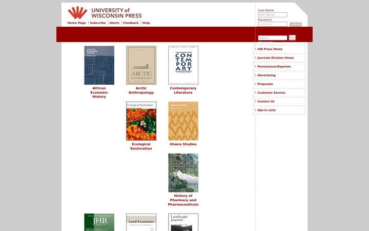 Screenshot of uwpress.org