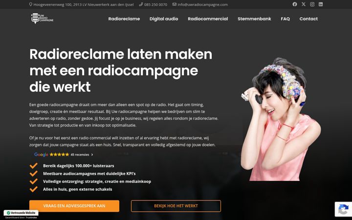 Screenshot of uwradiocampagne.com