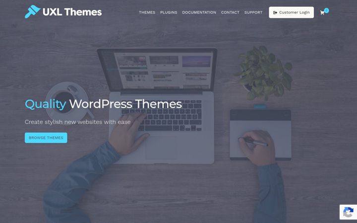 Screenshot of uxlthemes.com