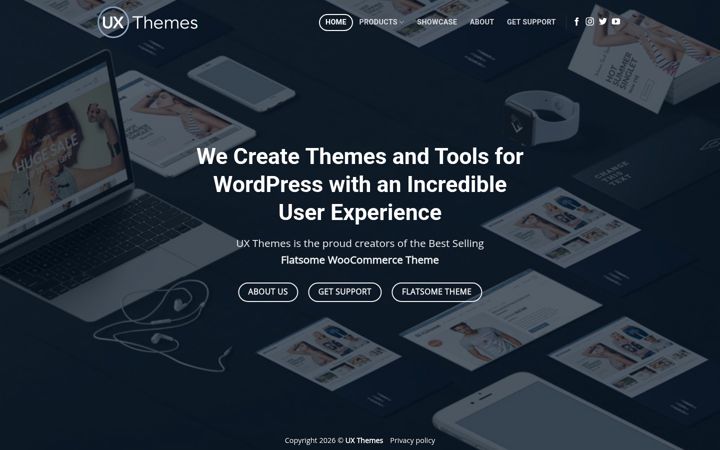 Screenshot of uxthemes.com