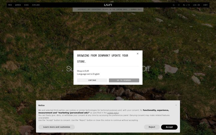 Screenshot of uynsports.com