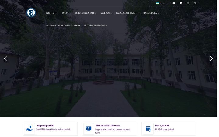 Screenshot of uzfi.uz