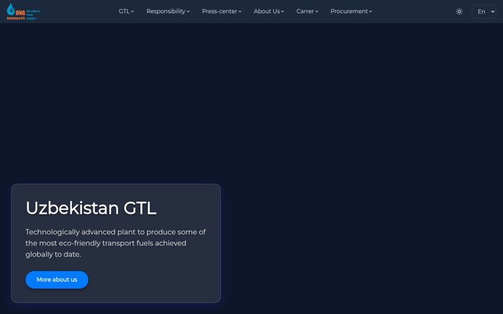 Screenshot of uzgtl.com