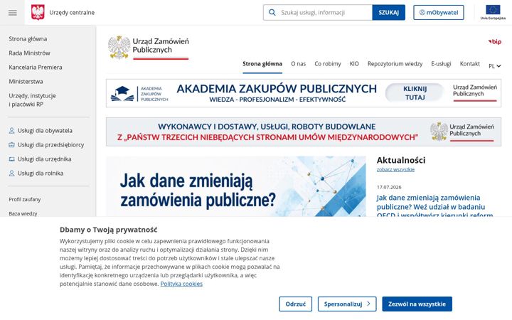 Screenshot of uzp.gov.pl