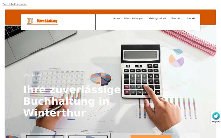 Screenshot of v-buchhaltung.ch