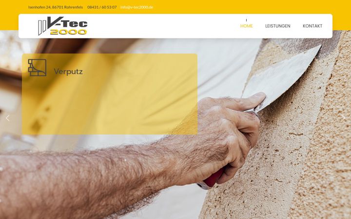 Screenshot ta' v-tec2000.de