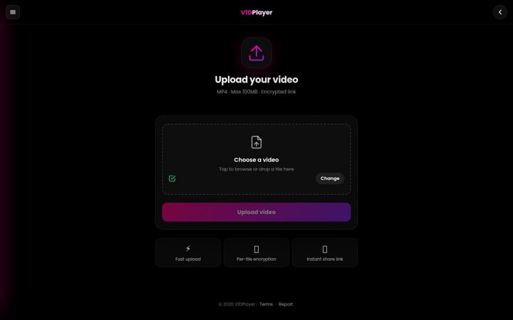 Screenshot of v1dplayer.com