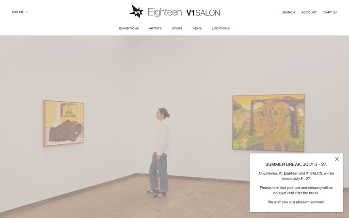 Captura de ecrã de v1gallery.com