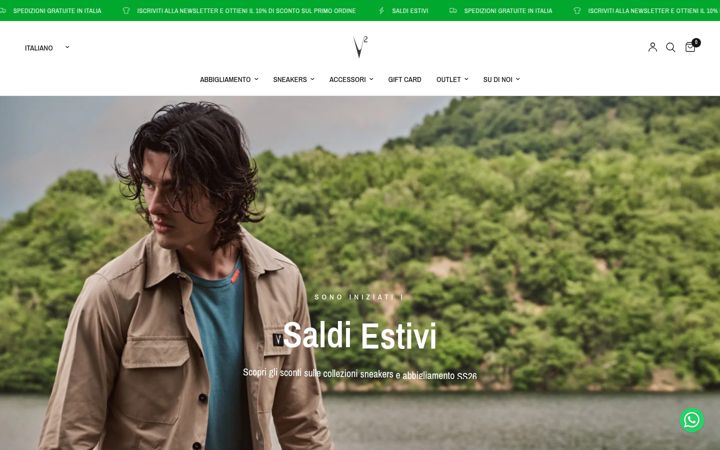 Screenshot of v2brand.it