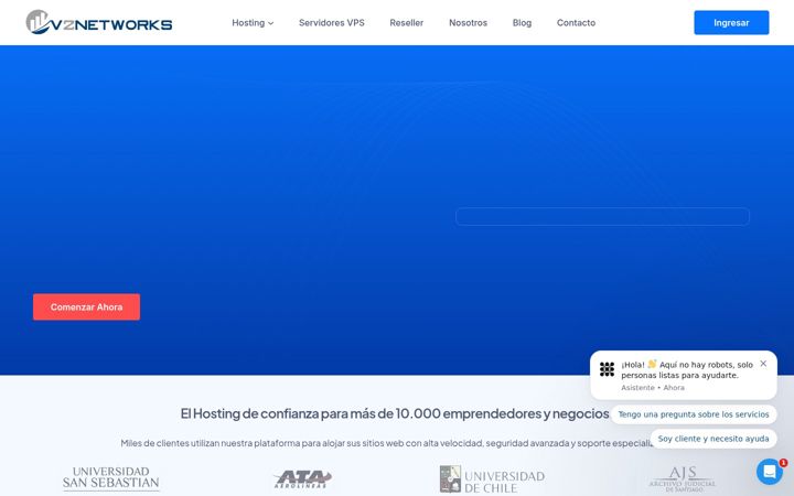 Screenshot of v2n.cl
