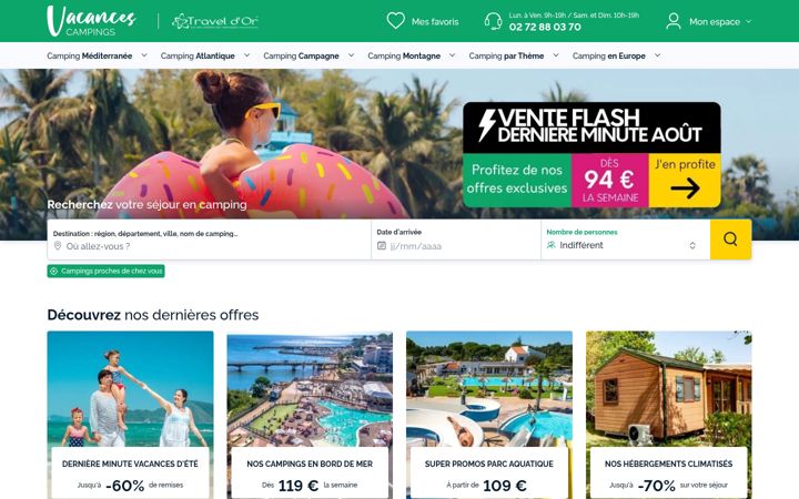 Screenshot ta' vacances-campings.fr