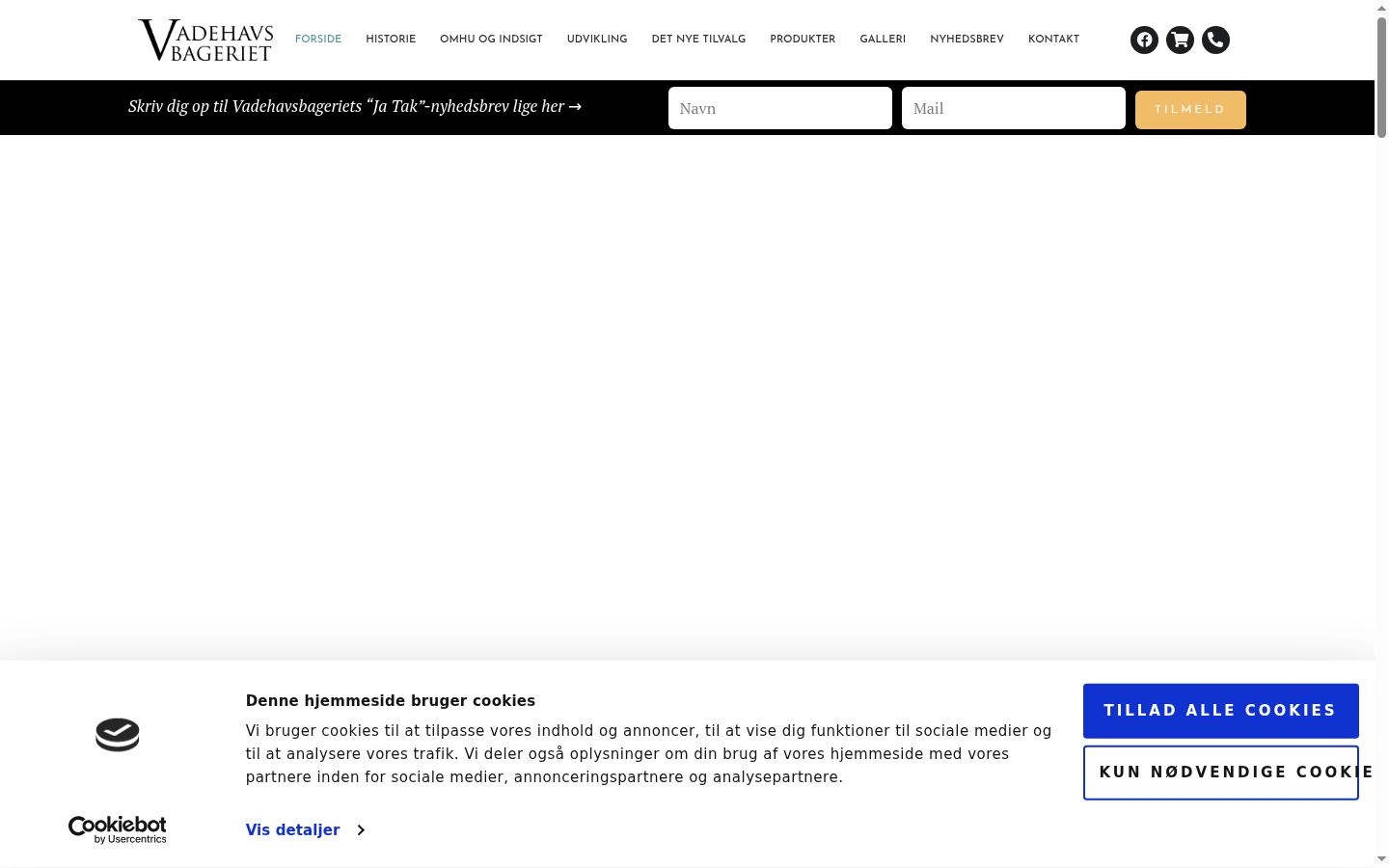 Screenshot tal-banner tal-kunsens muri qabel kwalunkwe interazzjoni