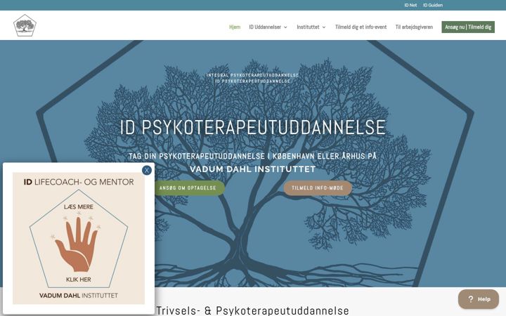 Screenshot von vadumdahl.dk