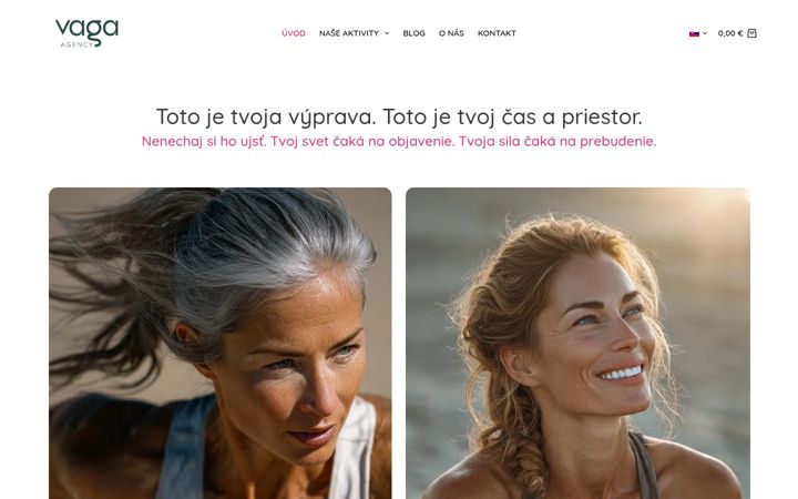 Skjámynd af vaga-camp.com