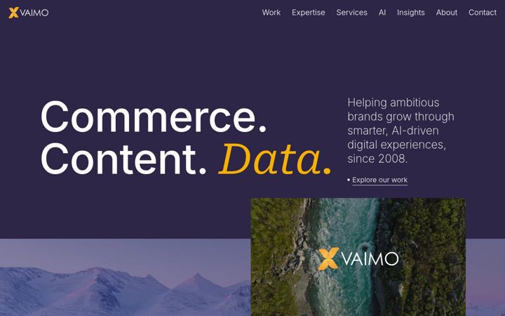 Screenshot of vaimo.network