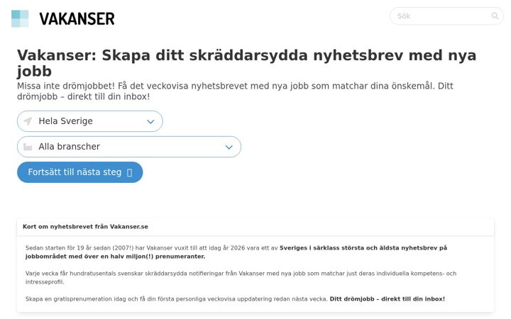 Screenshot stránky vakanser.se