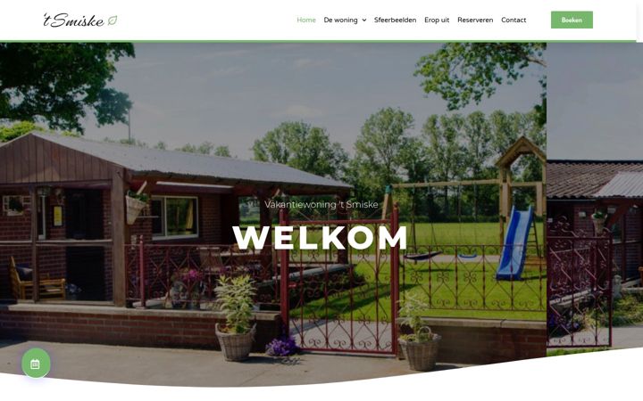 Screenshot ta' vakantiewoningtsmiske.be