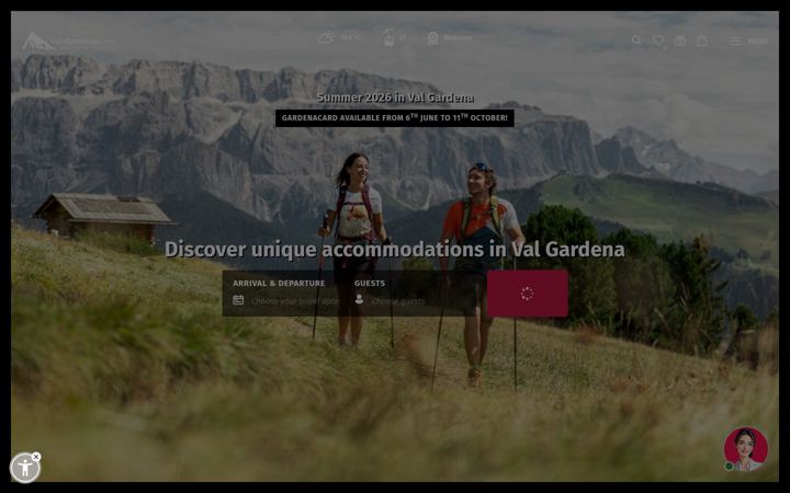 Screenshot of val-gardena.com