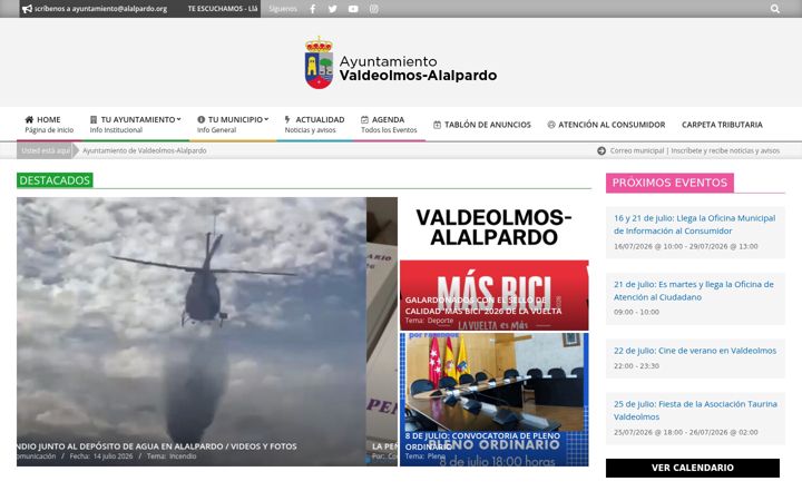 Screenshot του valdeolmos-alalpardo.org