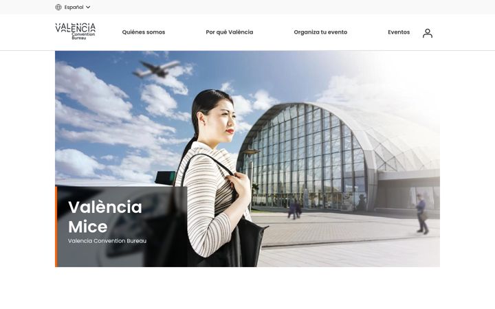 Screenshot of valenciaconventionbureau.com