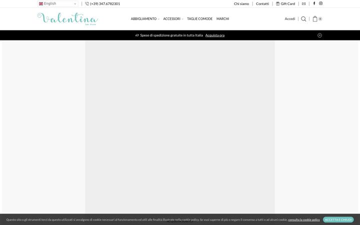 Screenshot stránky valentinalabstore.com