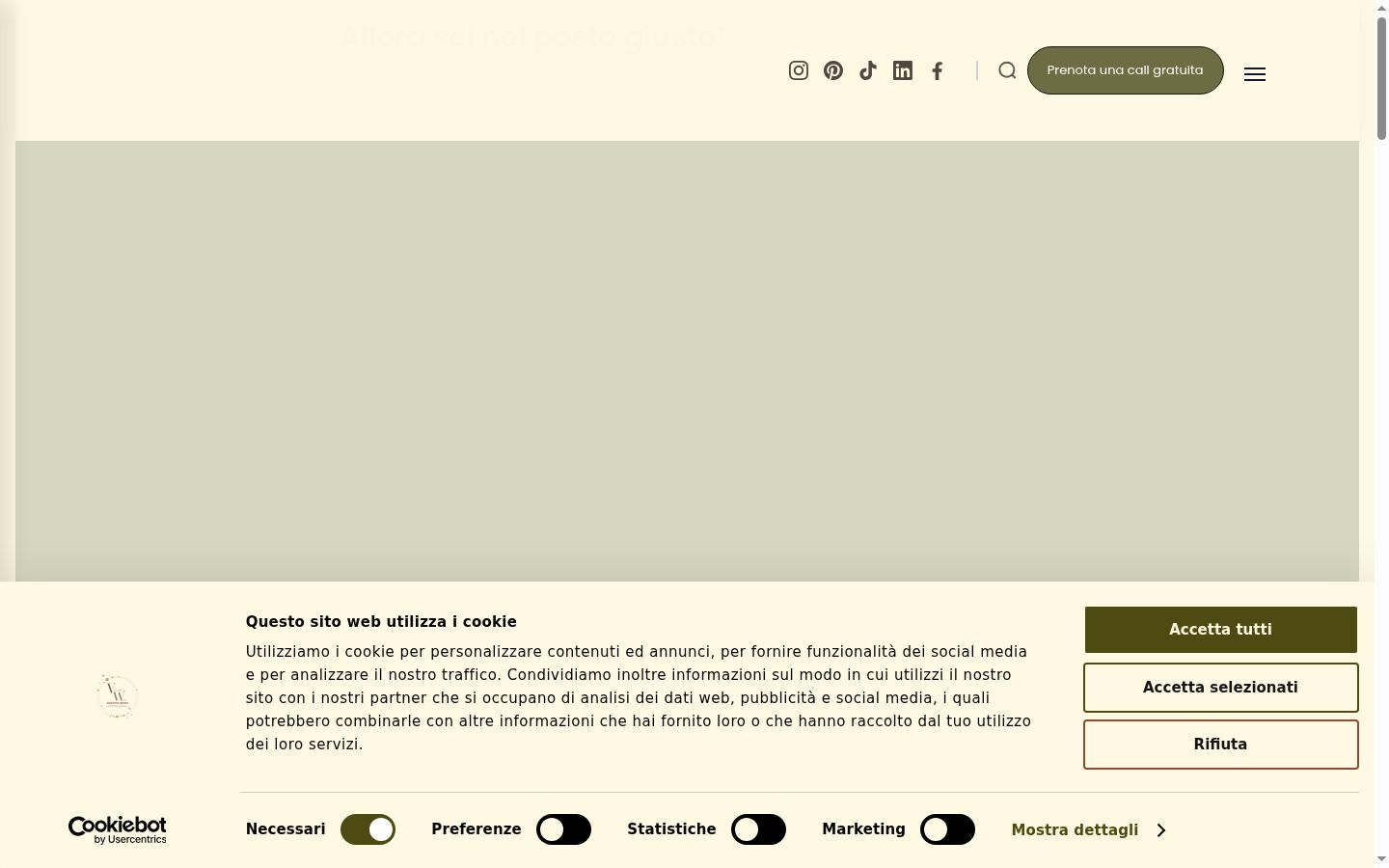 Screenshot tal-banner tal-kunsens muri qabel kwalunkwe interazzjoni