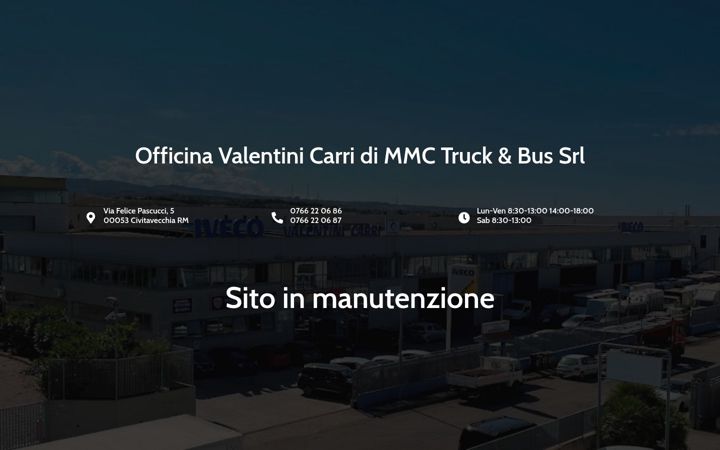 Screenshot of valentinicarri.com