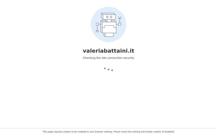 Screenshot ta' valeriabattaini.it
