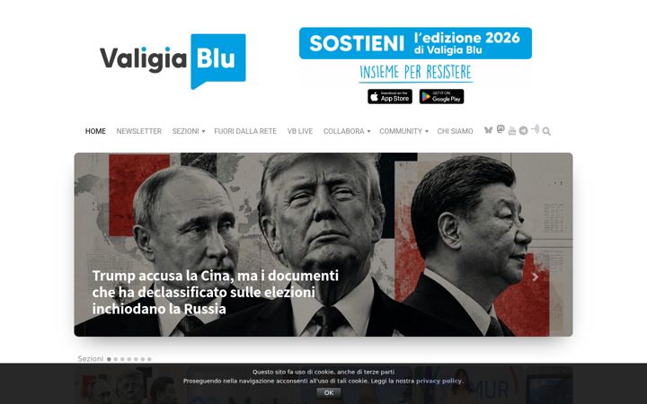 Screenshot of valigiablu.it