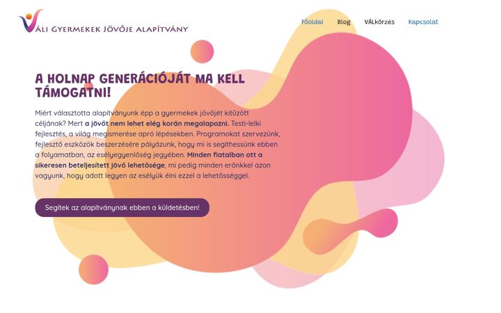 Screenshot of valigyermekekjovoje.hu