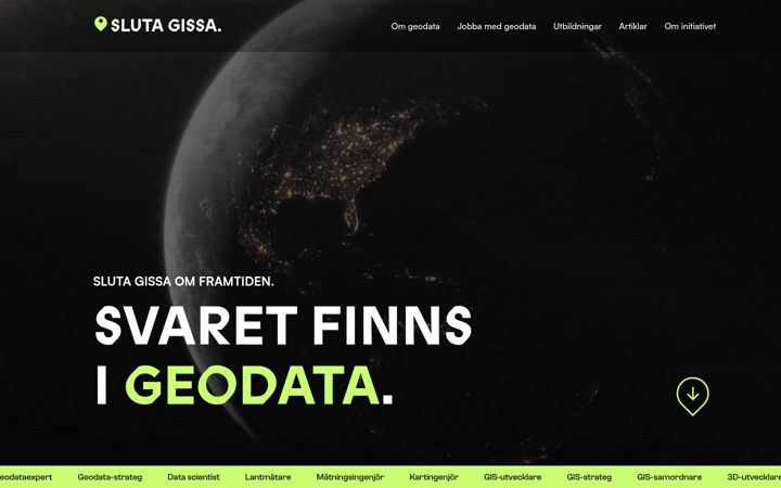 Képernyőkép: valjgeodata.se