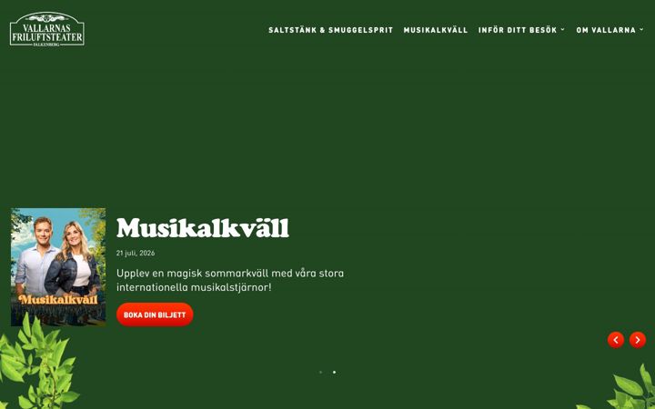 Screenshot of vallarna.se