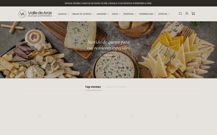 Screenshot ta' valledearas.com