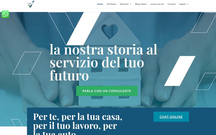 Screenshot stránky valleseassicurazioni.it
