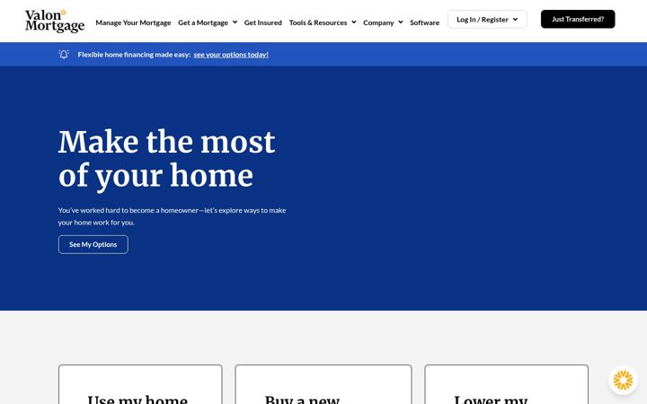 Screenshot of valon.com