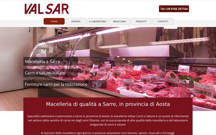 Screenshot di valsaraosta.it