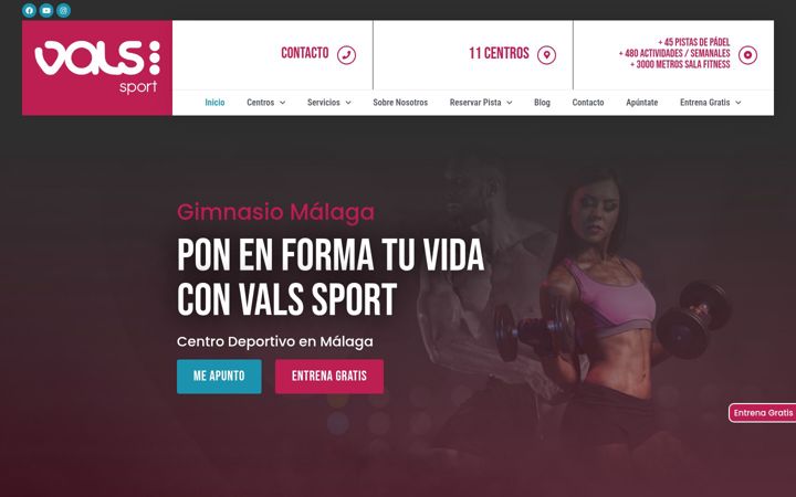 Ekraanipilt saidist valssport.com