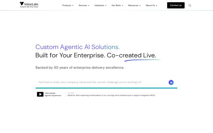 Screenshot of valuelabs.com