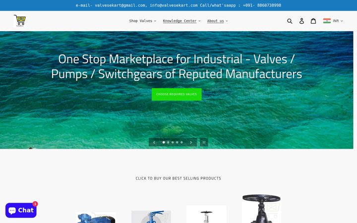 Screenshot of valvesekart.com