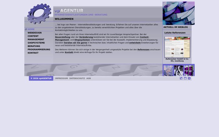 Screenshot of van-peeren.de