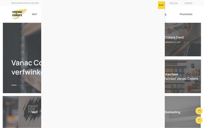 Screenshot of vanaccolors.be