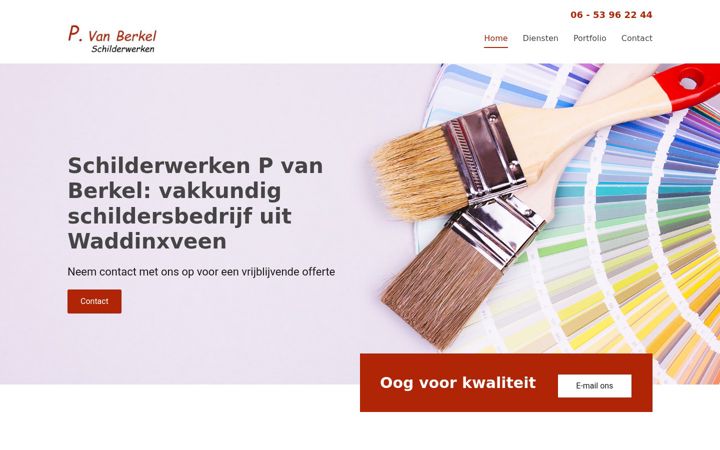 Skærmbillede af vanberkel-schilderwerken.nl
