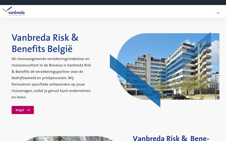 Screenshot of vanbreda.com