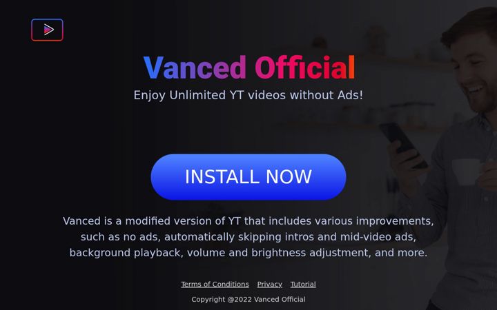Screenshot of vanced-official.com