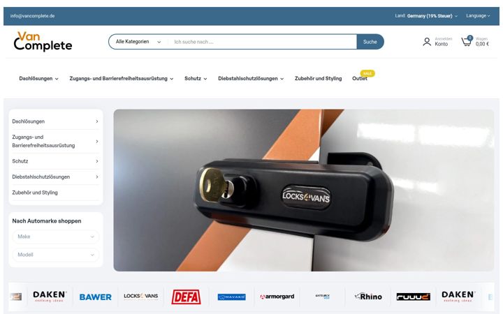 Screenshot van vancomplete.de