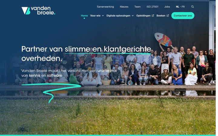 Screenshot of vandenbroele.be