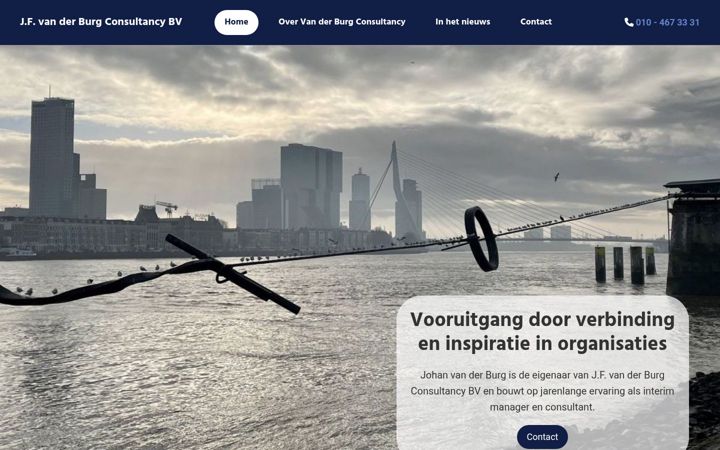Skärmbild av vanderburgconsultancy.nl