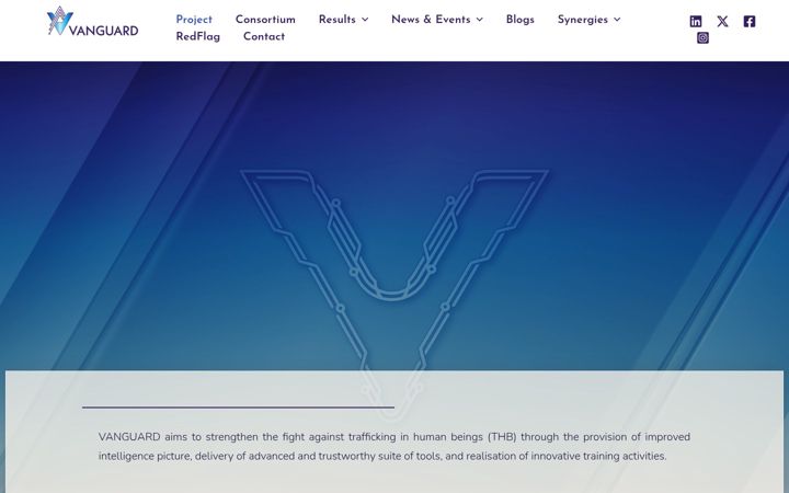 Snímek obrazovky vanguard-horizon.eu